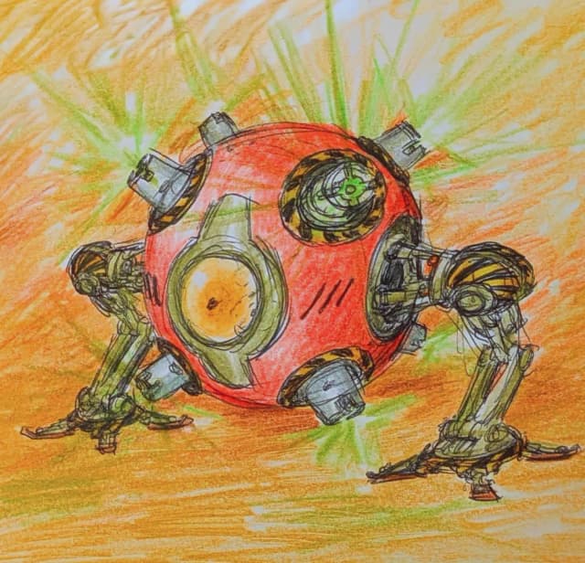 Exploding Eyebot 