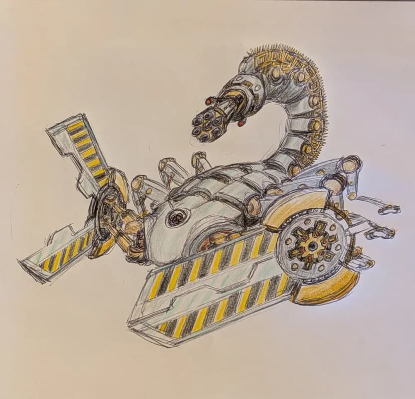 Steel Plate Scorpion